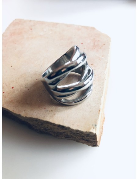 Γυναικείο δαχτυλίδι από ατσάλι Ifaistos