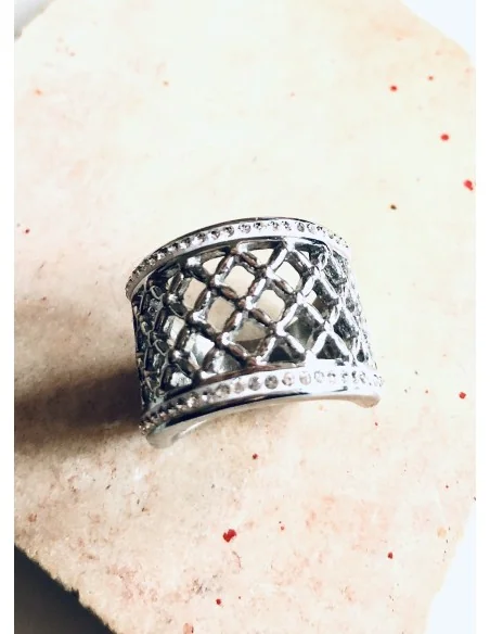 Γυναικείο δαχτυλίδι από ατσάλι Evridiki