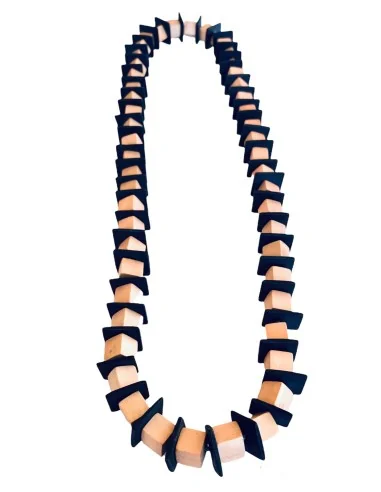 Χειροποίητο γυναικείο ξύλινο κολιέ The Cube