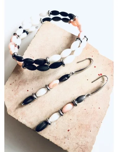 Χειροποίητο γυναικείο βραχιόλι από φίλντισι Fiji