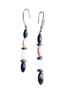 Χειροποίητο κόσμημα γυναικεία σκουλαρίκια από φίλντισι σε 3 αποχρώσεις Fiji 2