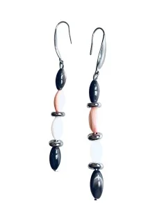 Χειροποίητο κόσμημα γυναικεία σκουλαρίκια από φίλντισι σε 3 αποχρώσεις Fiji 2