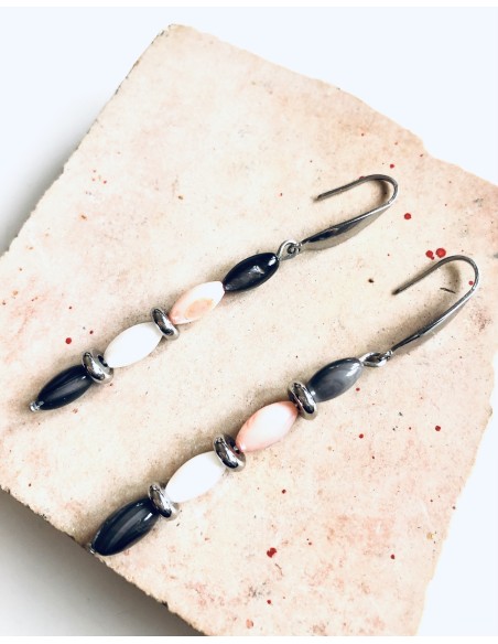 Χειροποίητο κόσμημα γυναικεία σκουλαρίκια από φίλντισι σε 3 αποχρώσεις Fiji Χειροποίητο κόσμημα γυναικεία σκουλαρίκια από φίλντισι σε 3 αποχρώσεις Fiji