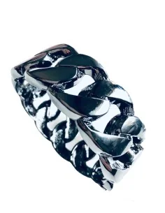 Γυναικείο βραχιόλι χειροπέδα από ατσάλι Daria 2