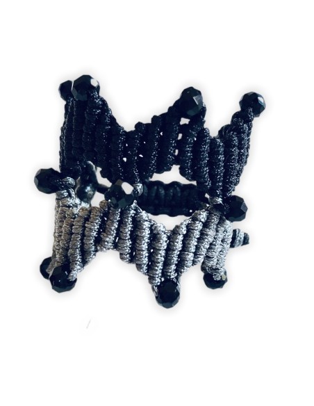 Χειροποίητο γυναικείο μακραμέ δαχτυλίδι Together