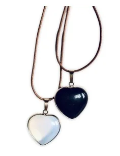 Χειροποίητο γυναικείο κολιέ σε σχέδιο καρδιά από Φίλντισι...