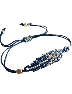 Βραχιόλι με στοιχείο από χάντρες Miyuki σε σχήμα τόξου σε...