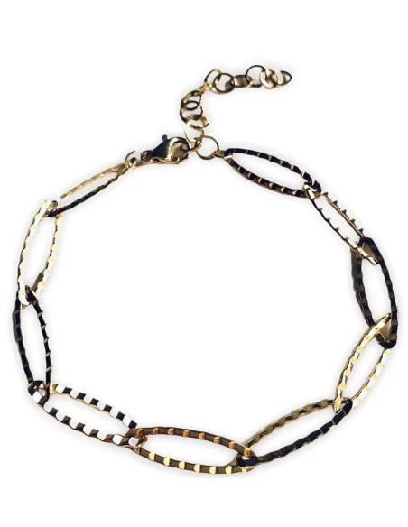 Χειροποίητο γυναικείο βραχιόλι από επιχρυσωμένο σφυρίλατο ατσάλι Drosostalia Χειροποίητο γυναικείο βραχιόλι από επιχρυσωμένο σφυρίλατο ατσάλι Drosostalia