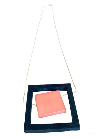 Χειροποίητο γυναικείο κόσμημα ξύλινο κολιέ Inception