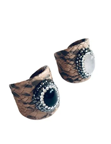 Γυναικείο δαχτυλίδι από τεχνόδερμα σε όψη...