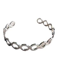 Βραχιόλι χειροπέδα από ατσάλι σε σχέδιο αλυσίδας ανοιγόμενη Lorin