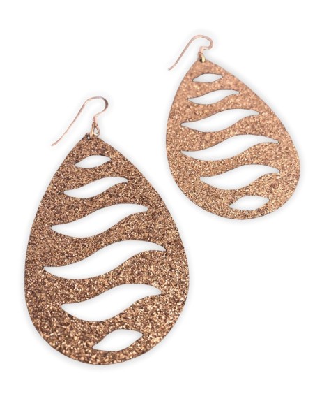 Κόσμημα σκουλαρίκια σταγόνα με κύματα και ανάγλυφες glιtter λεπτομέρειες σε 3 αποχρώσεις με γάντζους από ασήμι 925 Wavy Κόσμημα σκουλαρίκια σταγόνα με κύματα και ανάγλυφες glιtter λεπτομέρειες σε 3 αποχρώσεις με γάντζους από ασήμι 925 Wavy