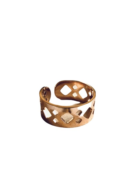 Γυναικείο δαχτυλίδι boho σε ροζ χρυσό Tribes