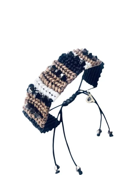 Χειροποίητο γυναικείο βραχιόλι μακραμέ Machi