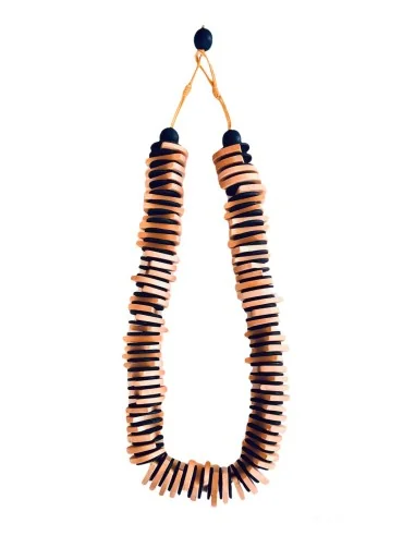 Χειροποίητο γυναικείο ξύλινο κολιέ Aenaon