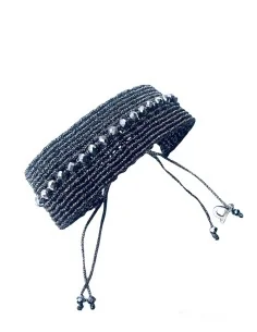 Γυναικείο χειροποίητο βραχιόλι μακραμέ Stardust 2