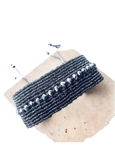 Γυναικείο χειροποίητο βραχιόλι μακραμέ Stardust