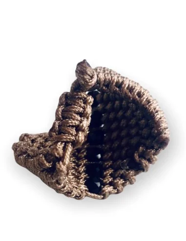 Χειροποίητο γυναικείο δαχτυλίδι μακραμέ Desert