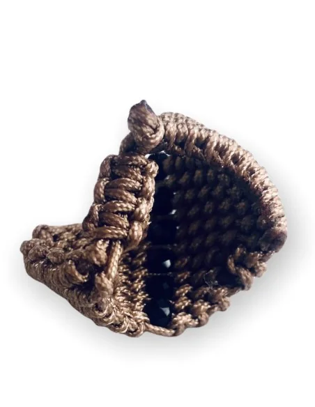 Χειροποίητο γυναικείο δαχτυλίδι μακραμέ Desert