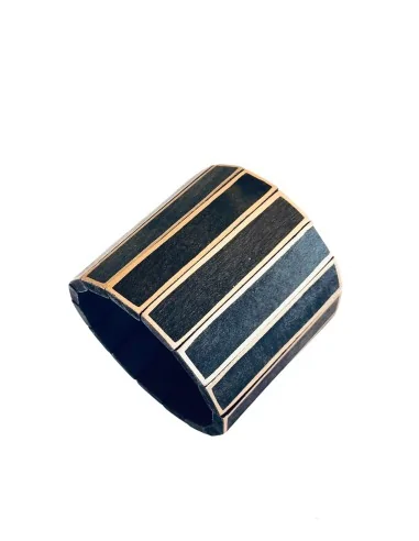 Χειροποίητο γυναικείο ξύλινο βραχιόλι Lines