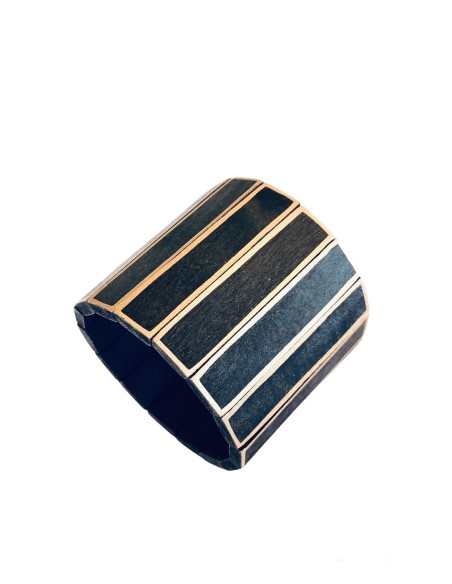 Χειροποίητο γυναικείο ξύλινο βραχιόλι Lines