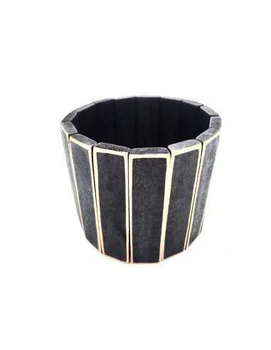 Χειροποίητο γυναικείο ξύλινο βραχιόλι Lines