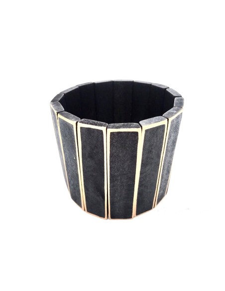 Χειροποίητο γυναικείο ξύλινο βραχιόλι Lines