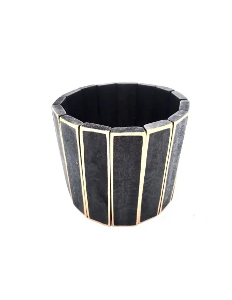 Χειροποίητο γυναικείο ξύλινο βραχιόλι Lines