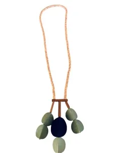 Ξύλινο μακρύ κολιέ