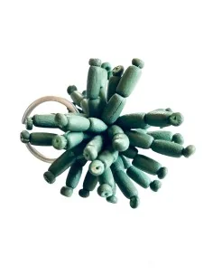 Χειροποίητο πράσινο τρισδιάστατο γυναικείο ξύλινο... 2