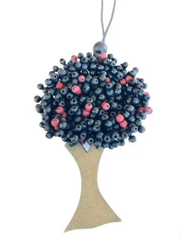 Χειροποίητο γυναικείο ξύλινο κολιέ δέντρο