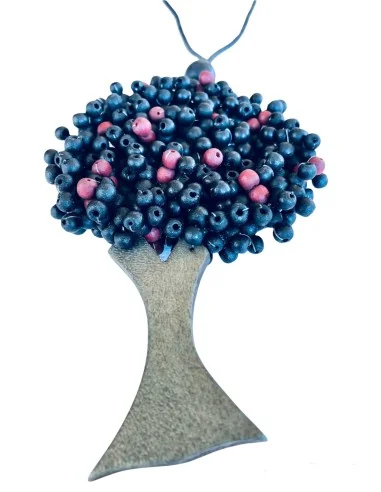 Χειροποίητο γυναικείο ξύλινο κολιέ δέντρο