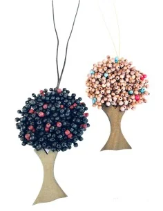 Χειροποίητο γυναικείο ξύλινο κολιέ δέντρο