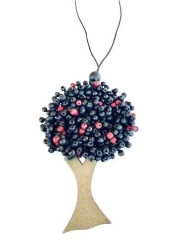 Χειροποίητο γυναικείο ξύλινο κολιέ δέντρο