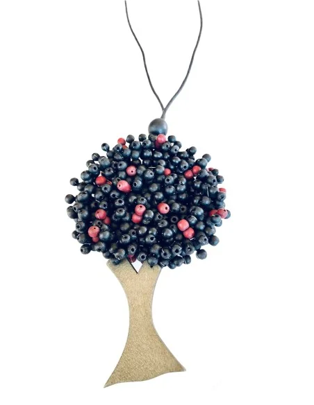 Χειροποίητο γυναικείο ξύλινο κολιέ δέντρο