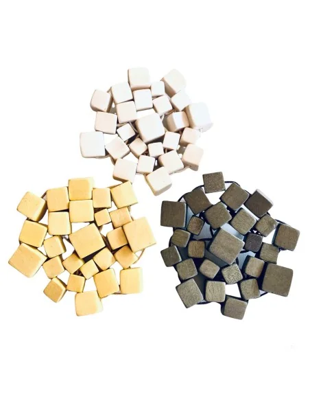 Χειροποίητη γυναικεία ξύλινη καρφίτσα Simona