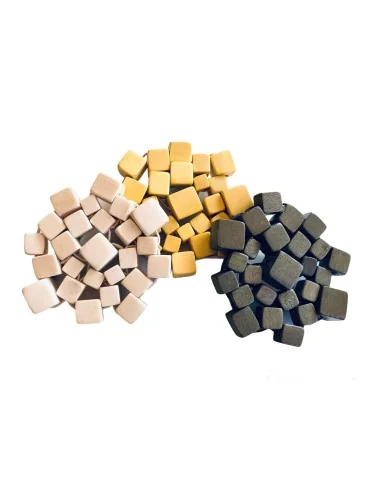 Χειροποίητη γυναικεία ξύλινη καρφίτσα Simona