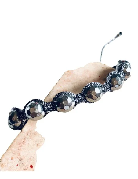 Χειροποίητο βραχιόλι με πέτρες αιματίτη Doria