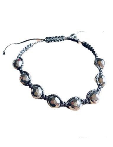 Χειροποίητο βραχιόλι με πέτρες αιματίτη Doria