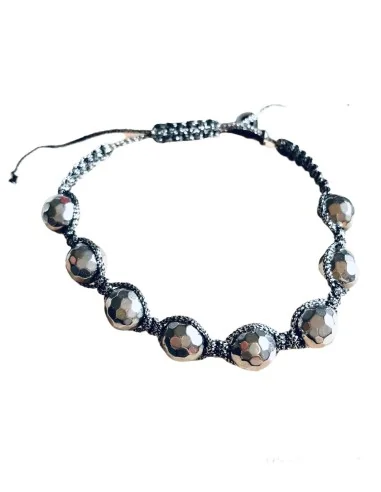 Χειροποίητο βραχιόλι με πέτρες αιματίτη Doria