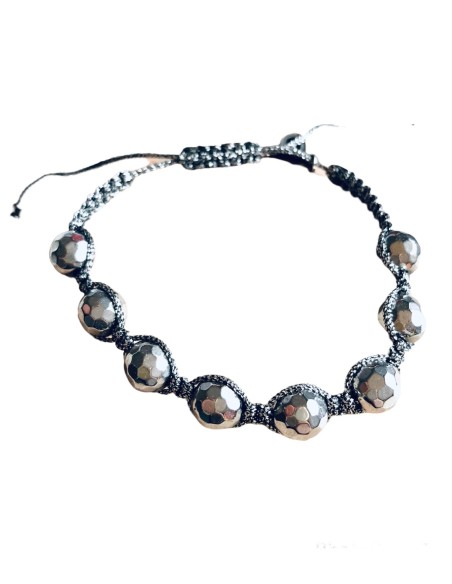 Χειροποίητο βραχιόλι με πέτρες αιματίτη Doria