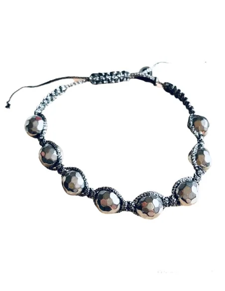 Χειροποίητο βραχιόλι με πέτρες αιματίτη Doria