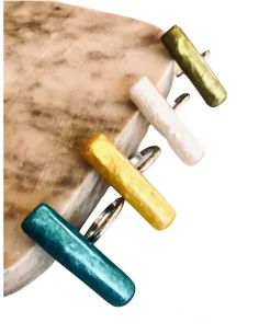 Χειροποίητο γυναικείο ξύλινο δαχτυλίδι Line 2