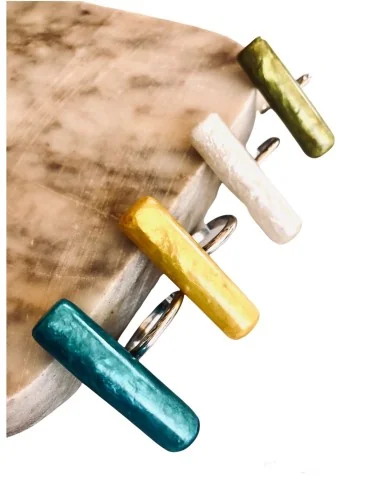 Χειροποίητο γυναικείο ξύλινο δαχτυλίδι Line