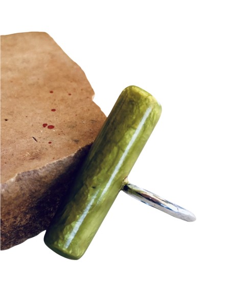 Χειροποίητο γυναικείο ξύλινο δαχτυλίδι Line