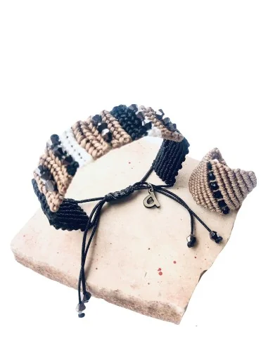 Χειροποίητο γυναικείο σετ μακραμέ Frinda