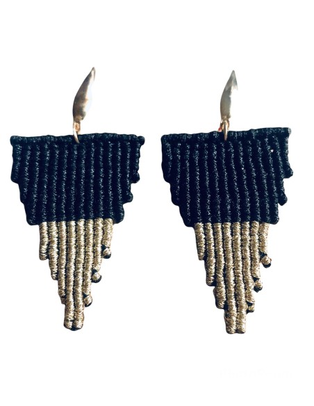 Χειροποίητα γυναικεία σκουλαρίκια μακραμέ Fiora