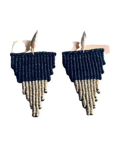 Χειροποίητα γυναικεία σκουλαρίκια μακραμέ Fiora