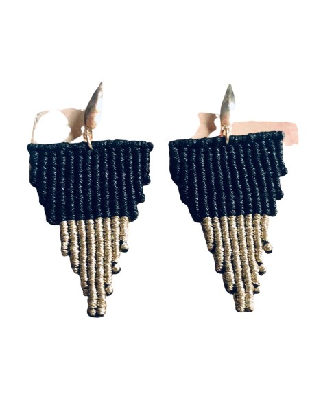 Χειροποίητα γυναικεία σκουλαρίκια μακραμέ Fiora