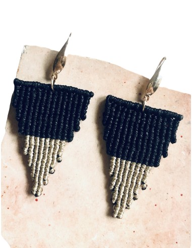 Χειροποίητα γυναικεία σκουλαρίκια μακραμέ Fiora